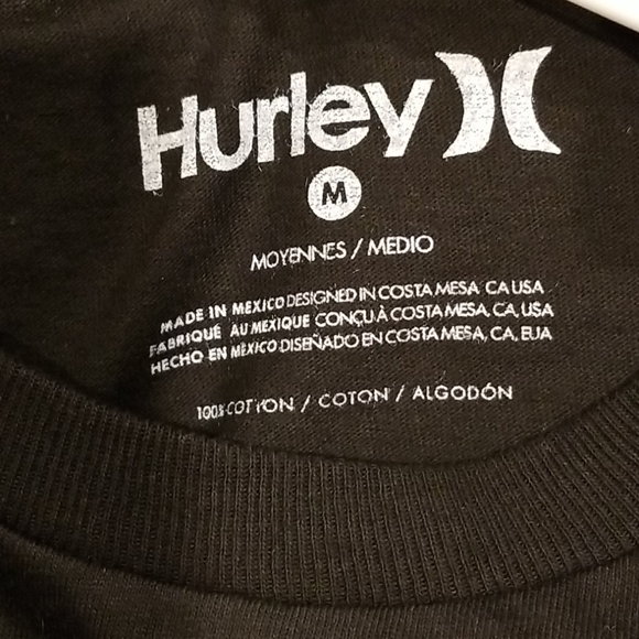 ⛔️SOLD⛔️Hurley Men's Black Tshirt - Picture 3 of 3